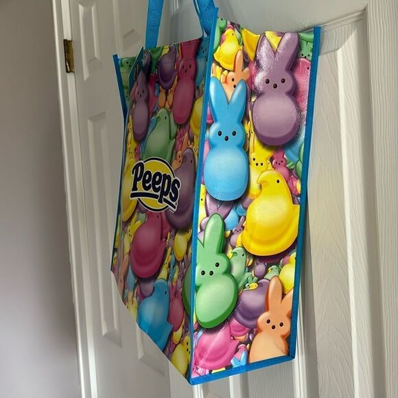 Peeps Multicolor Large Shopping Tote Bag - Picture 6 of 13